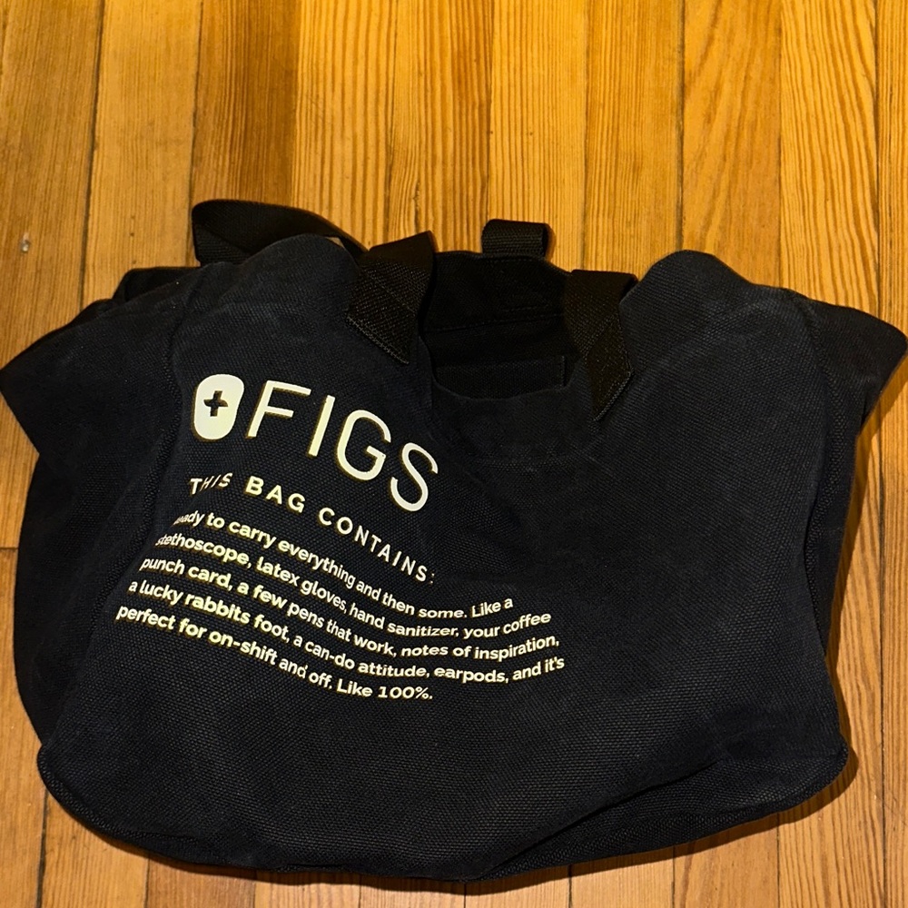 Figs Black Carry-All Tote